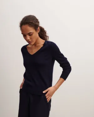 Classic V-neck pullover Eric Bompard