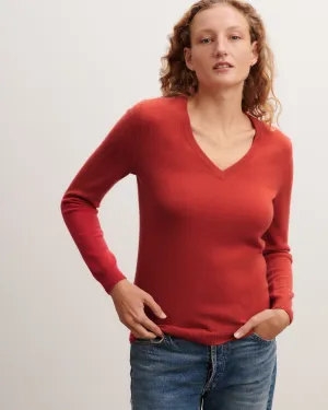 Classic V-neck pullover Eric Bompard