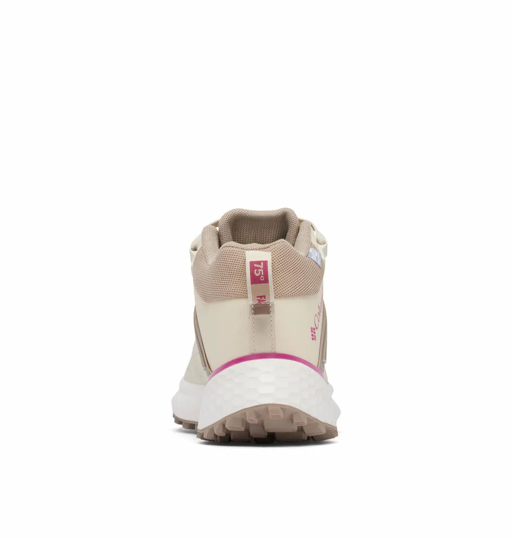 Columbia Womens Cream Facet 75 Mid Outdry Shoes