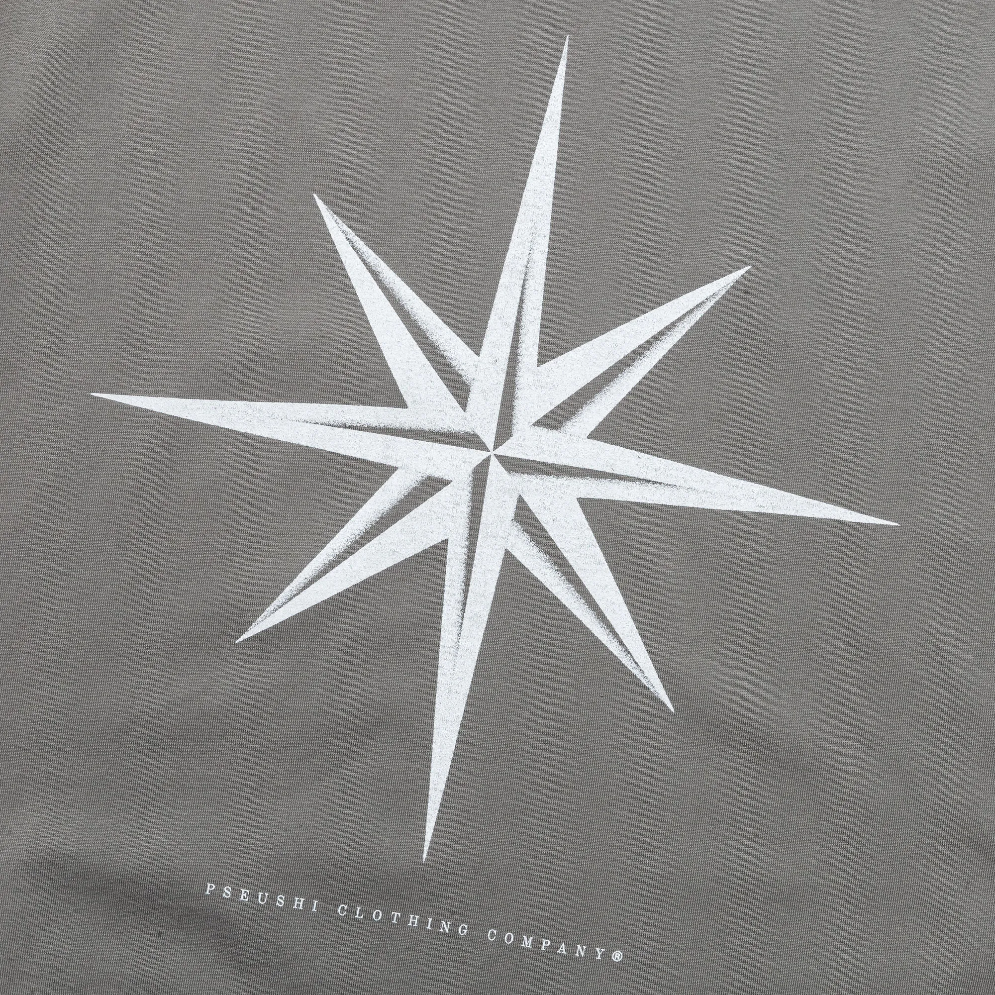 Compass Tee - Charcoal/Warm Grey
