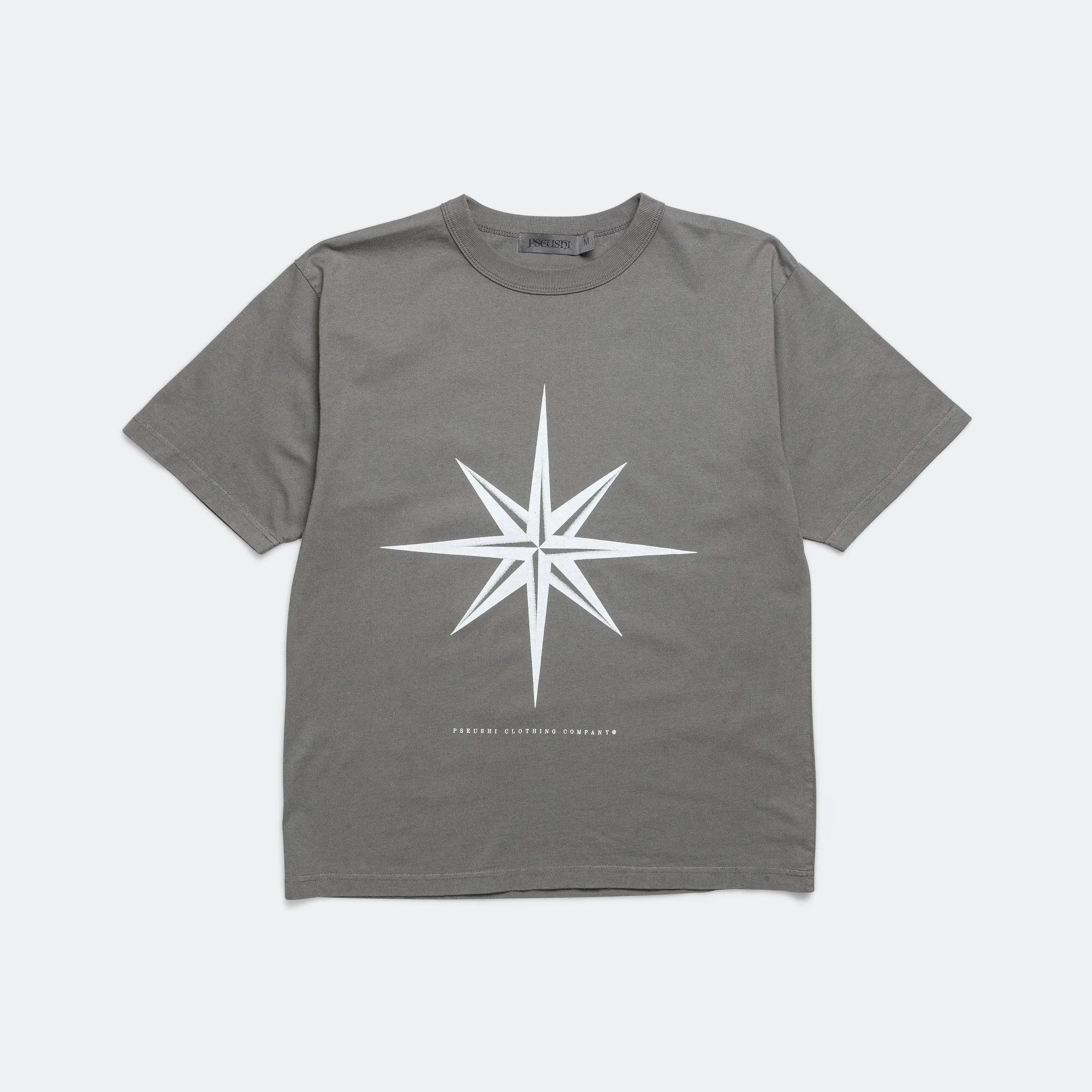 Compass Tee - Charcoal/Warm Grey