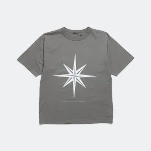 Compass Tee - Charcoal/Warm Grey