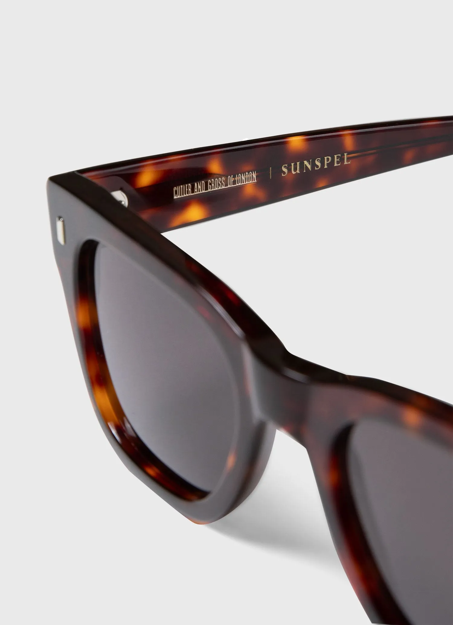 Cutler and Gross Sunglasses in Dark Turtle Sunspel