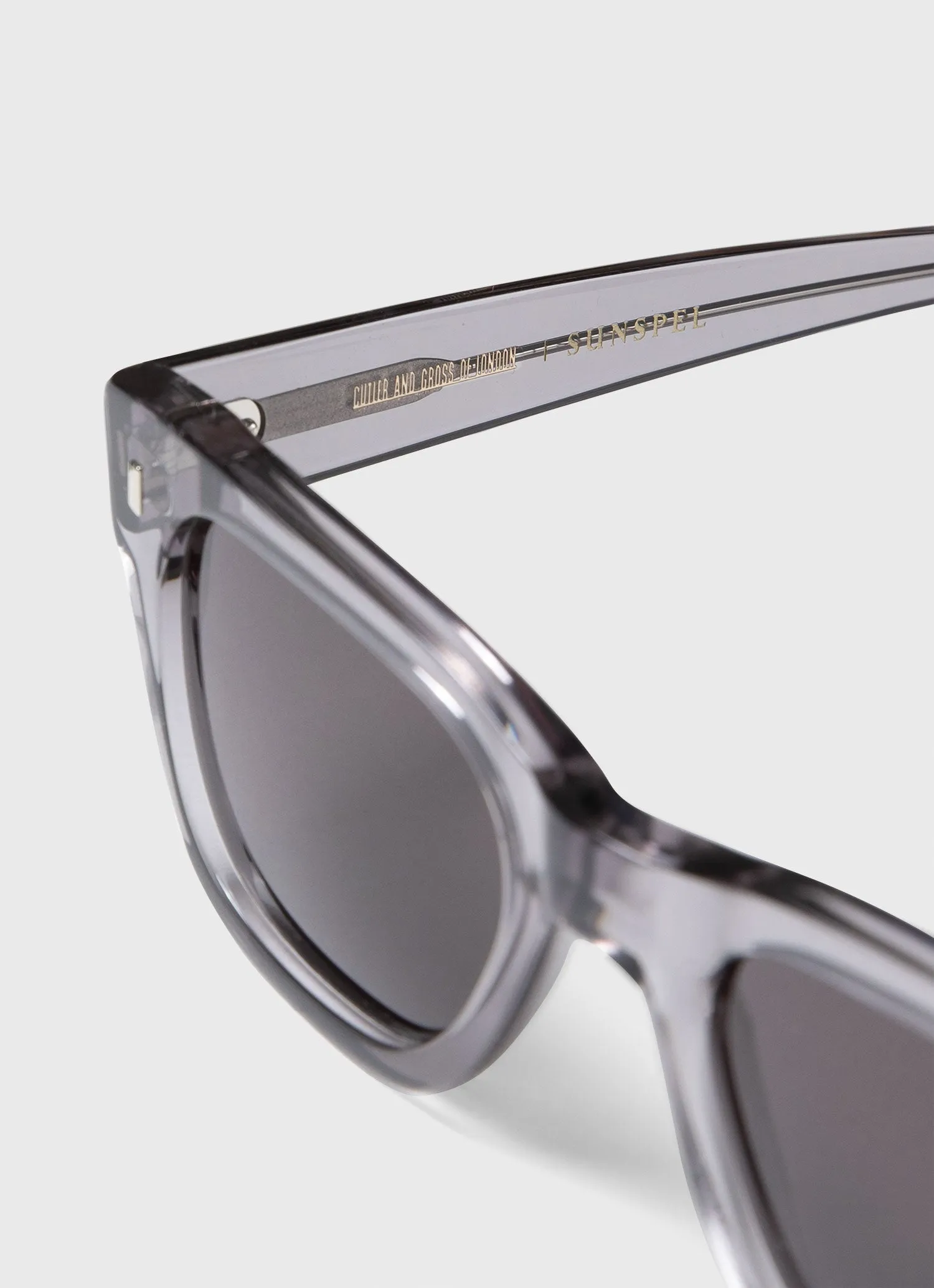 Cutler and Gross Sunglasses in Pewter Sunspel