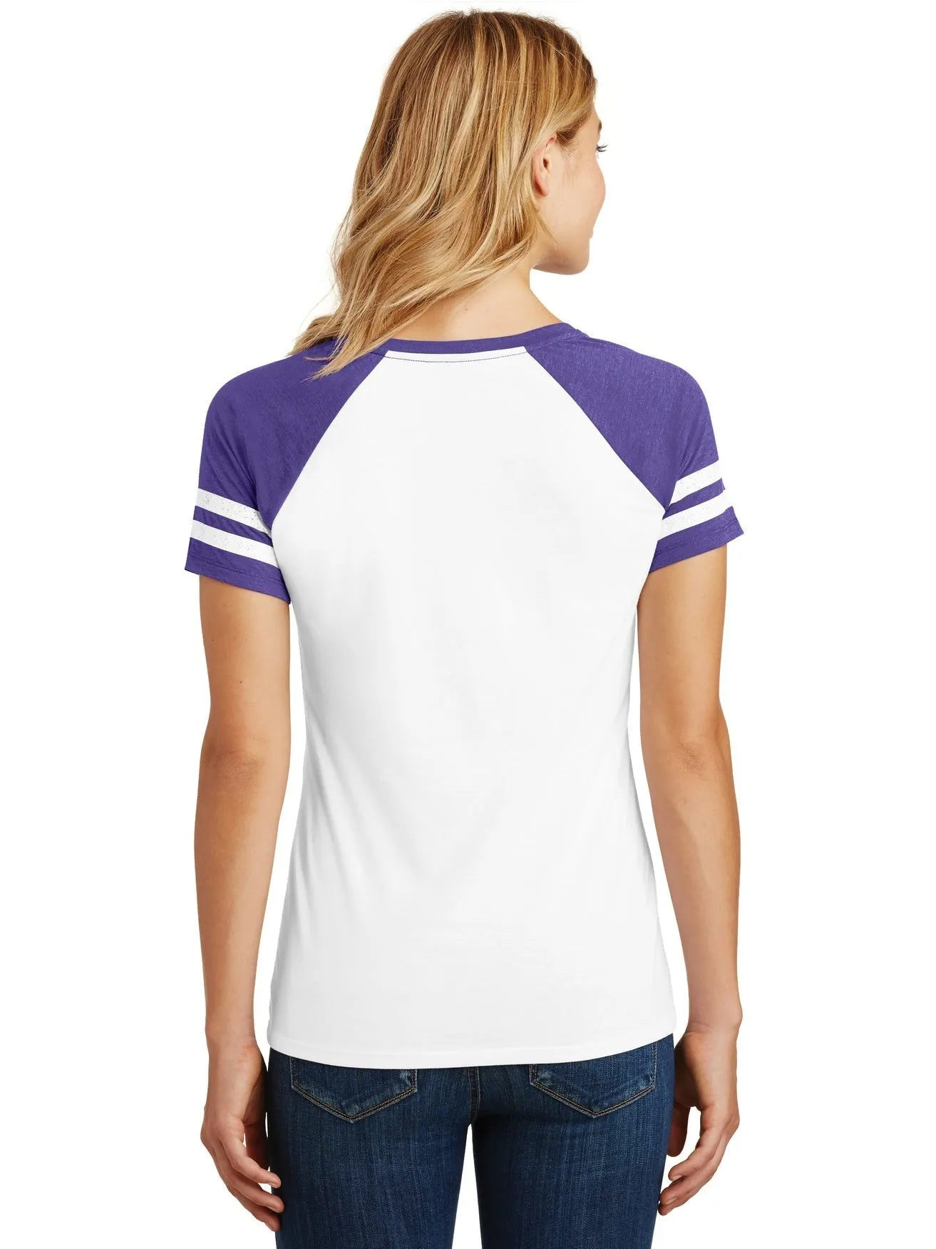 District Ladies Game V-Neck Tee