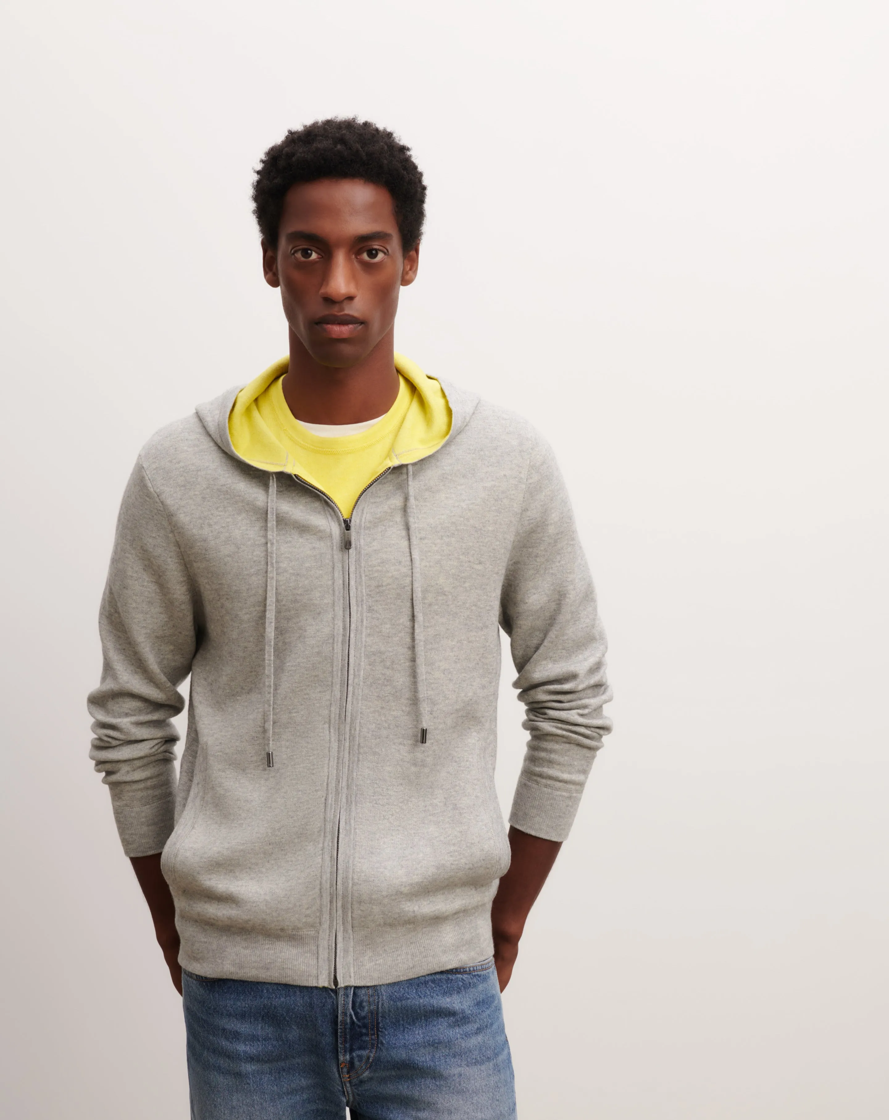Double-faced zip-up hoodie Eric Bompard