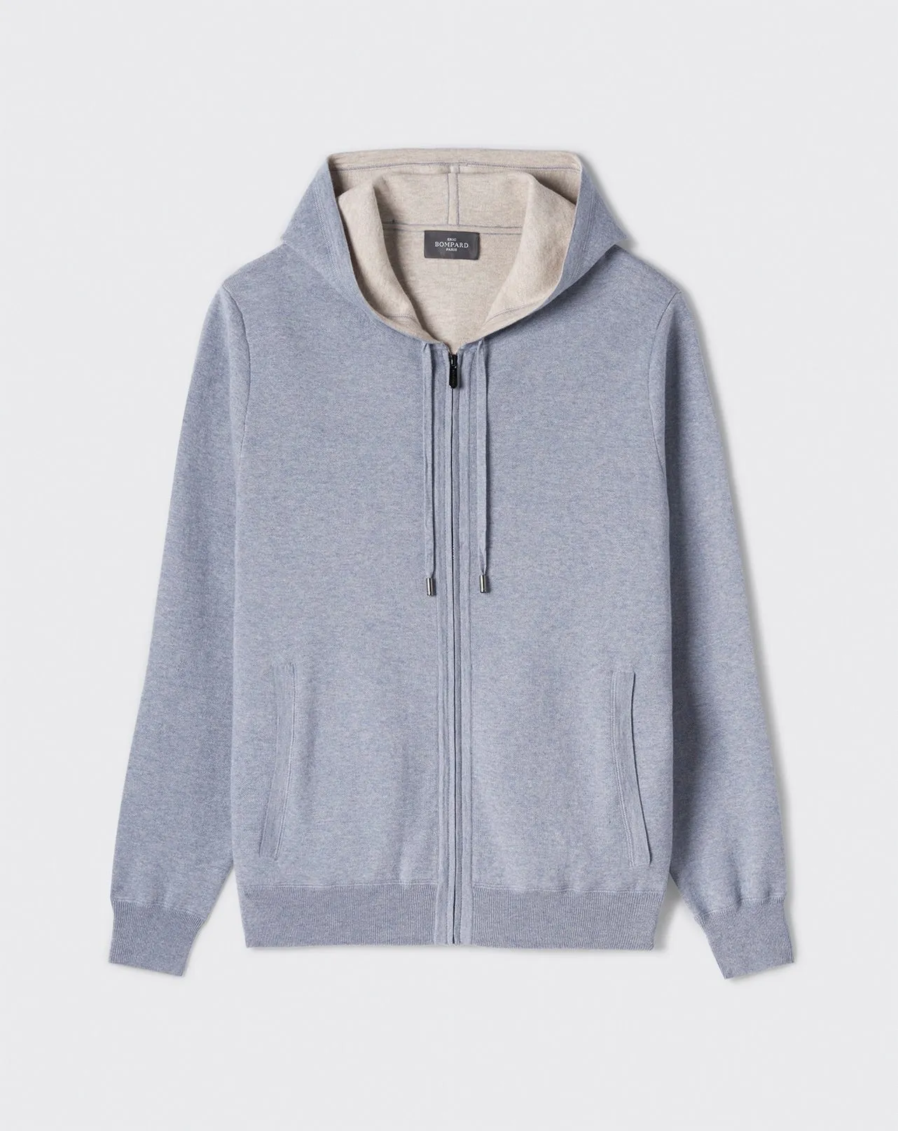 Double-faced zip-up hoodie Eric Bompard
