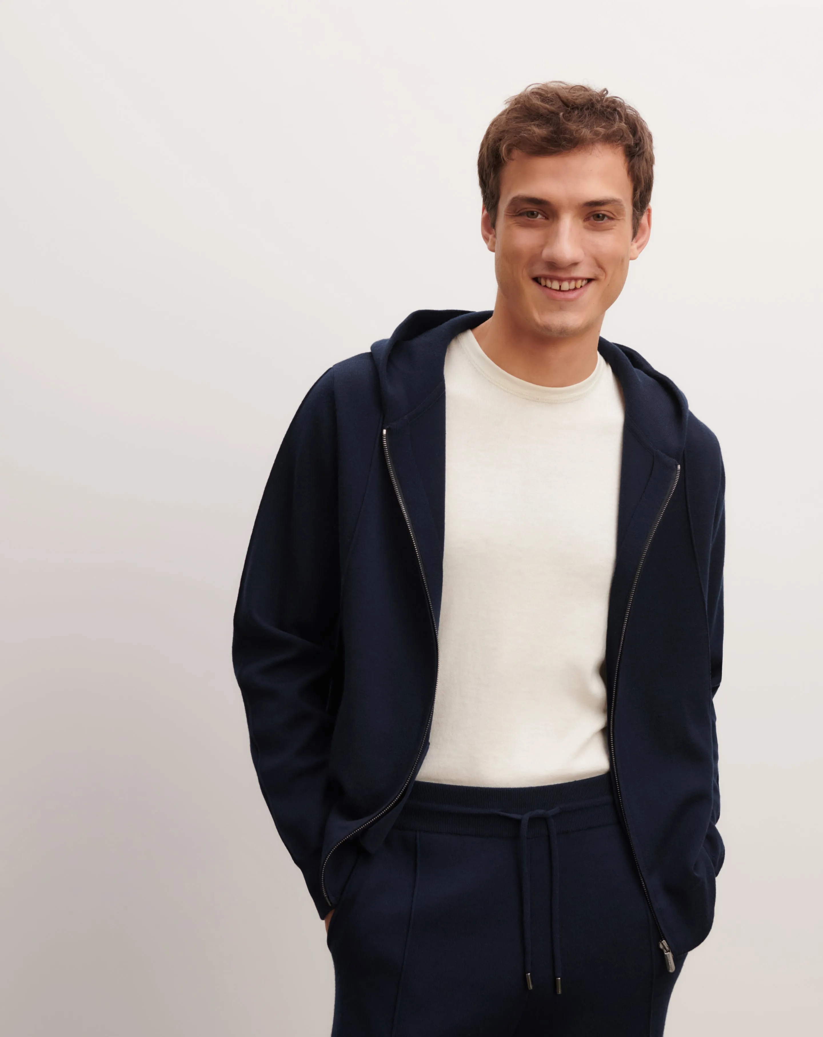 Double-sided hooded pullover Eric Bompard