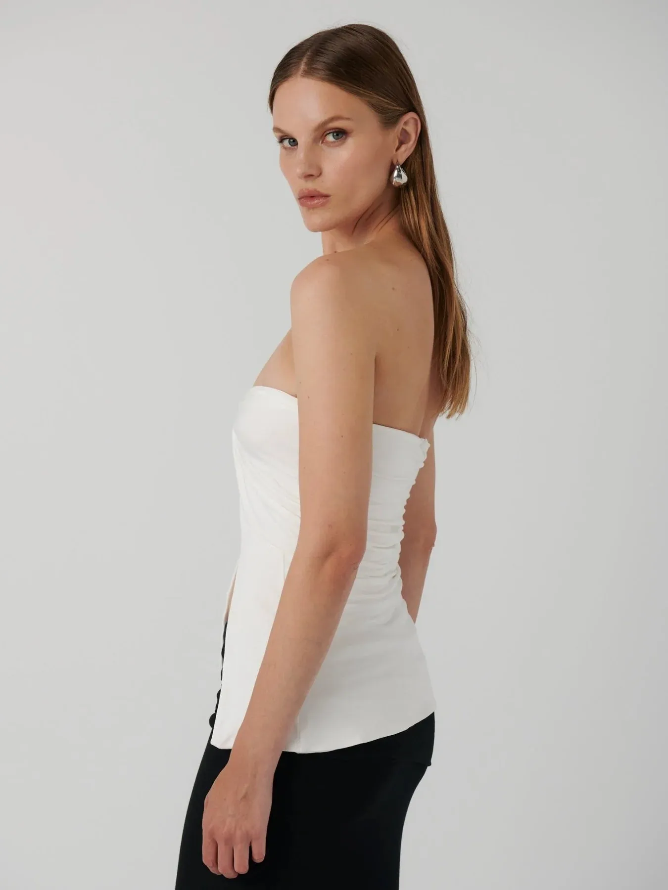 EFFIE KATS Womens Esmae Top - Vanilla