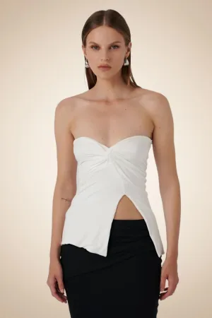 EFFIE KATS Womens Esmae Top - Vanilla