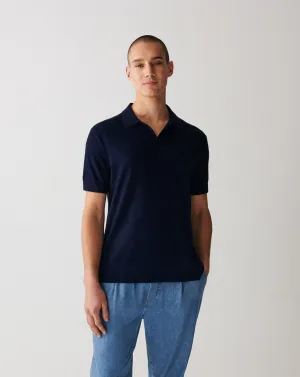 Extrafine polo shirt without buttons Eric Bompard