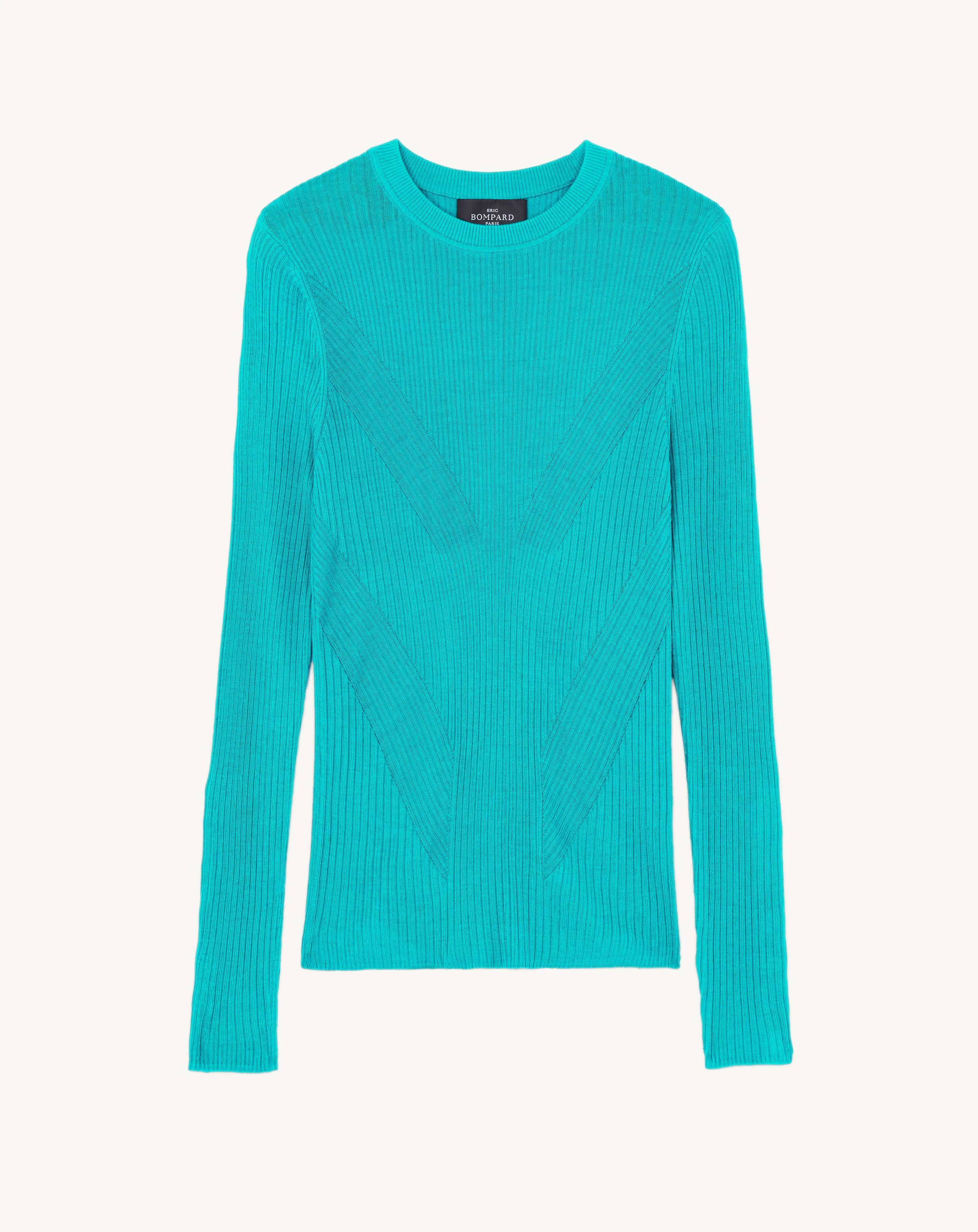 Extrafine ribbed top Eric Bompard