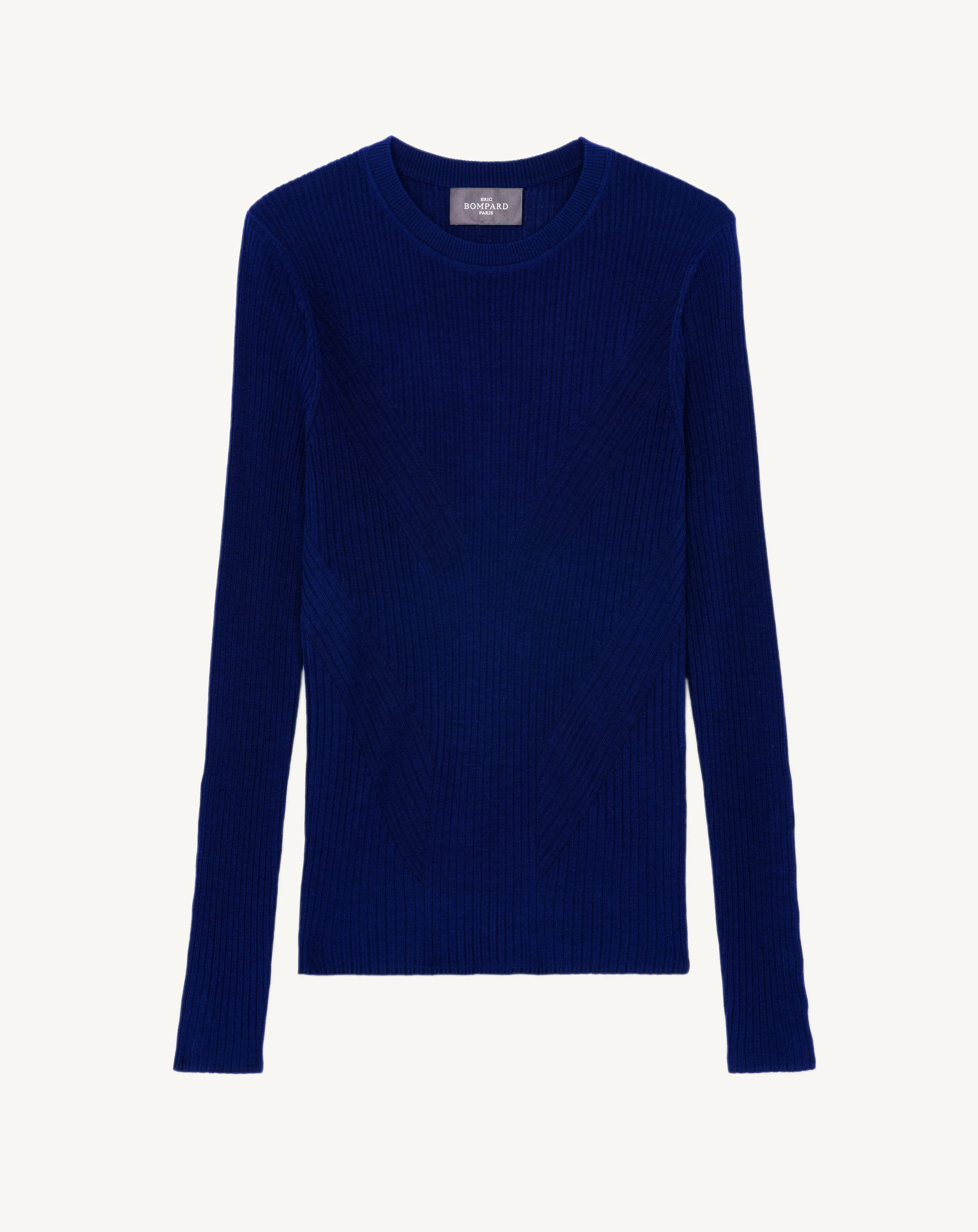 Extrafine ribbed top Eric Bompard