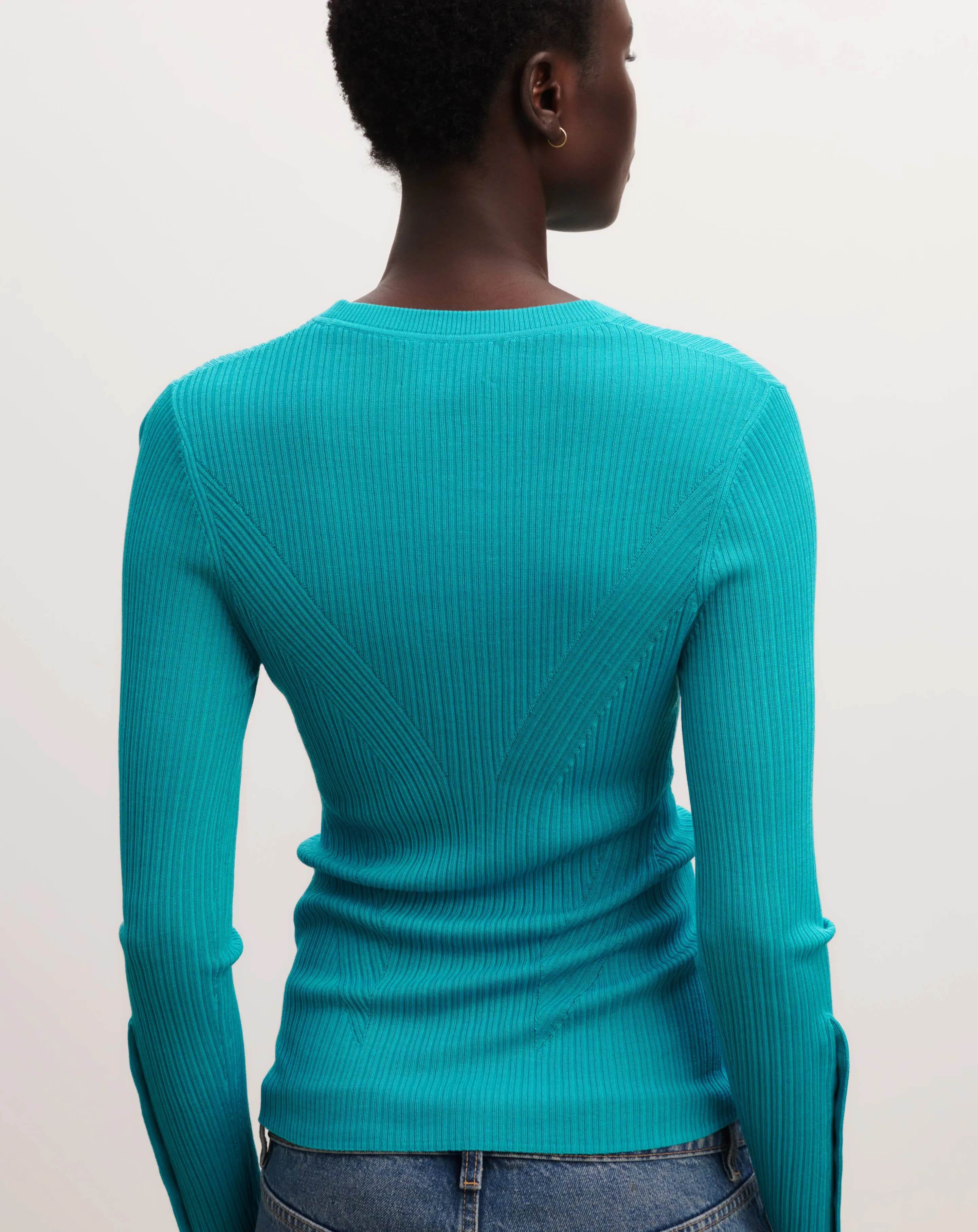 Extrafine ribbed top Eric Bompard