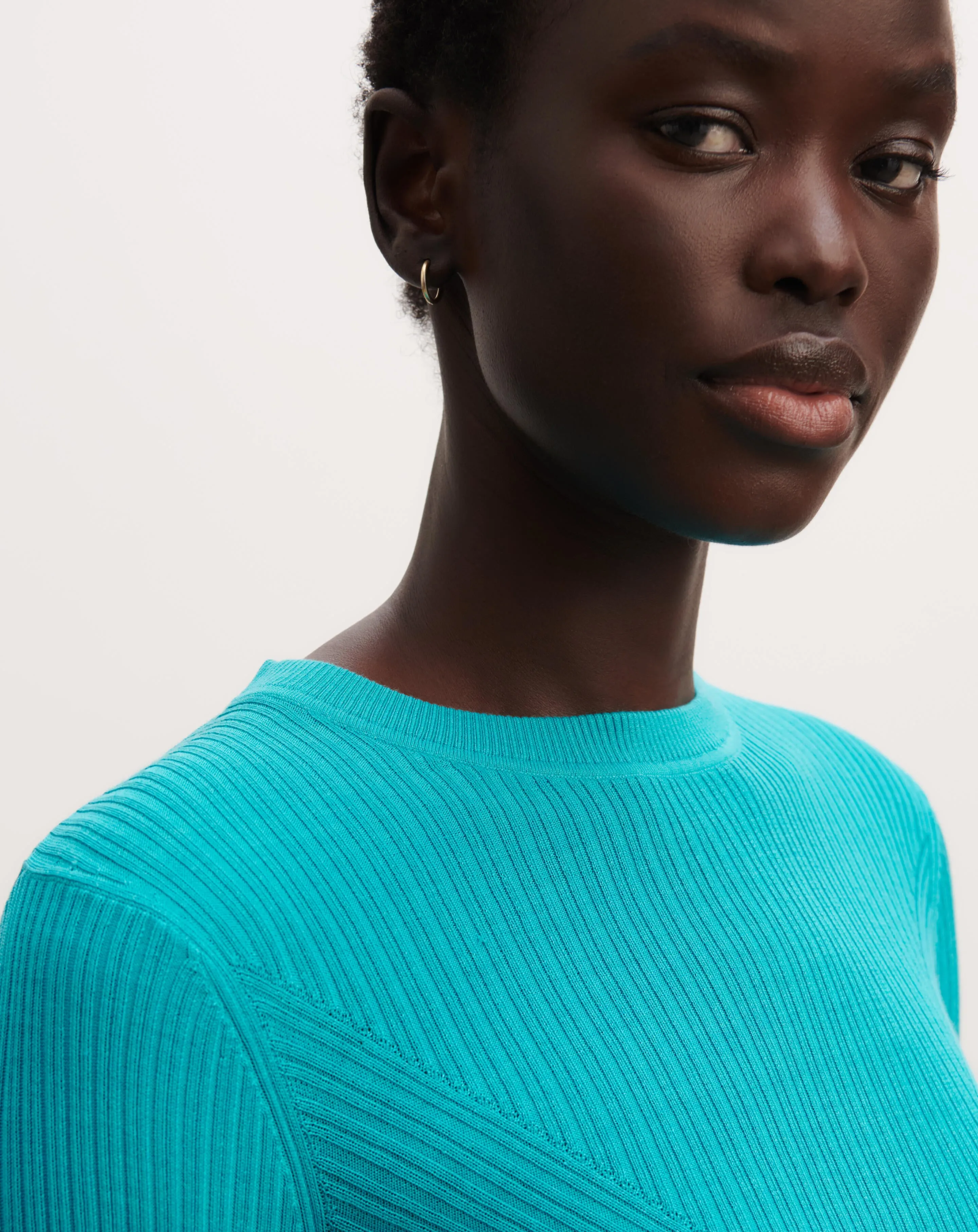 Extrafine ribbed top Eric Bompard