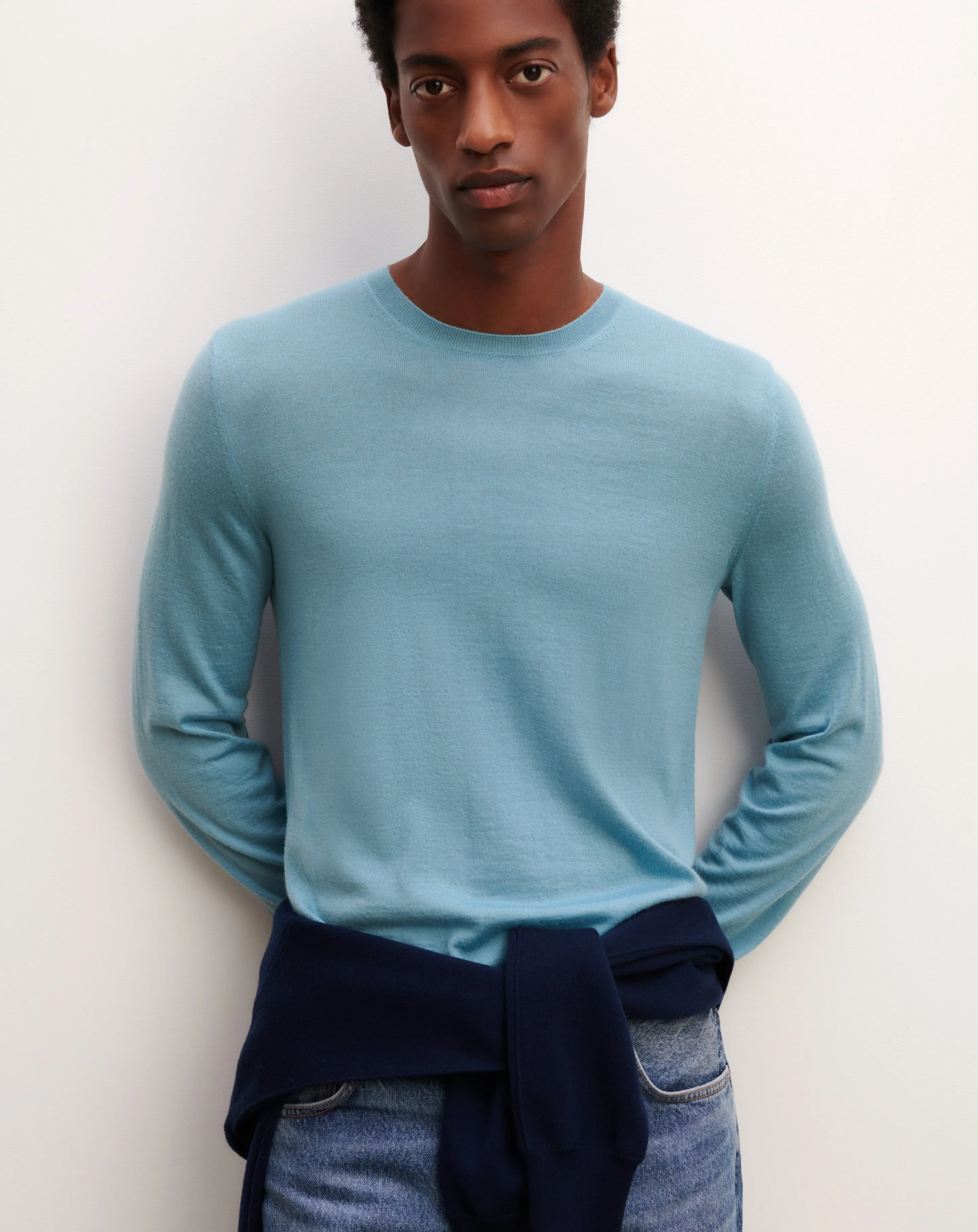 Extrafine round neck pullover Eric Bompard