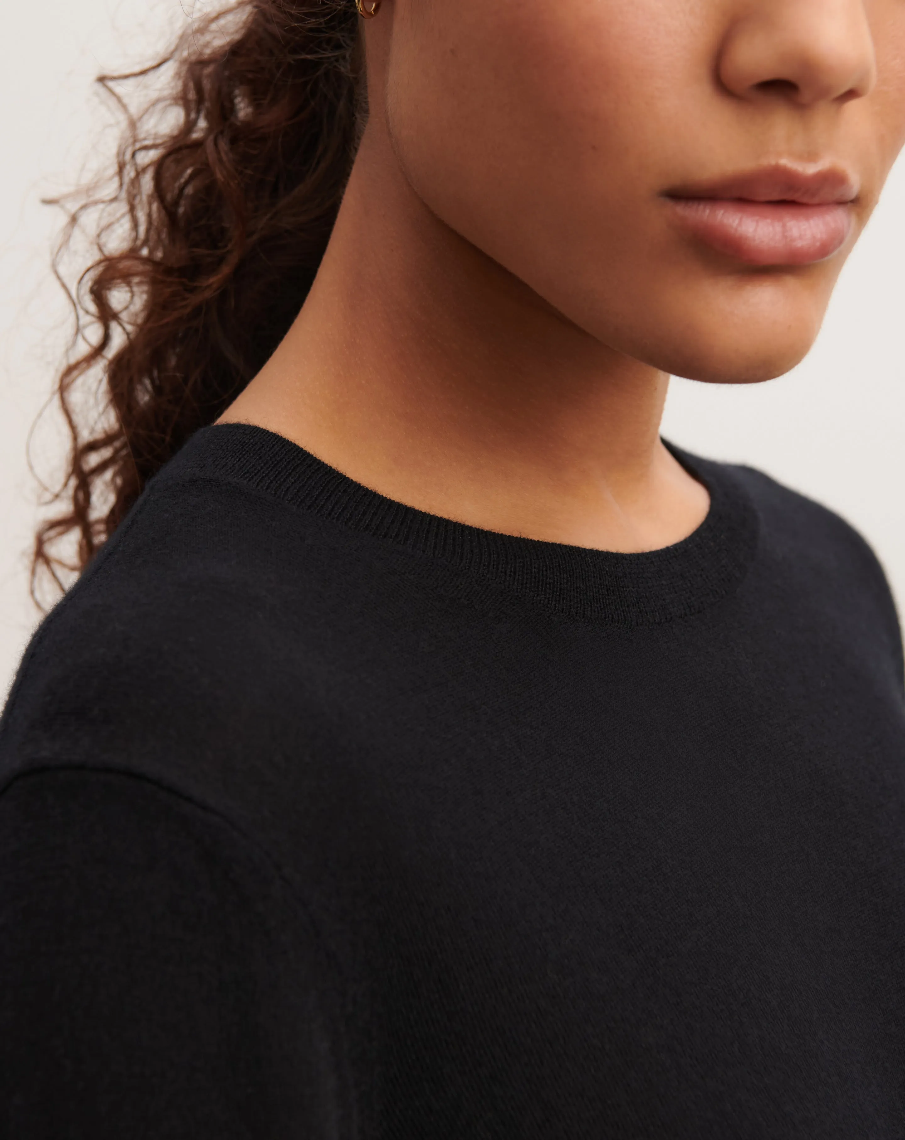 Extrafine round neck pullover Eric Bompard