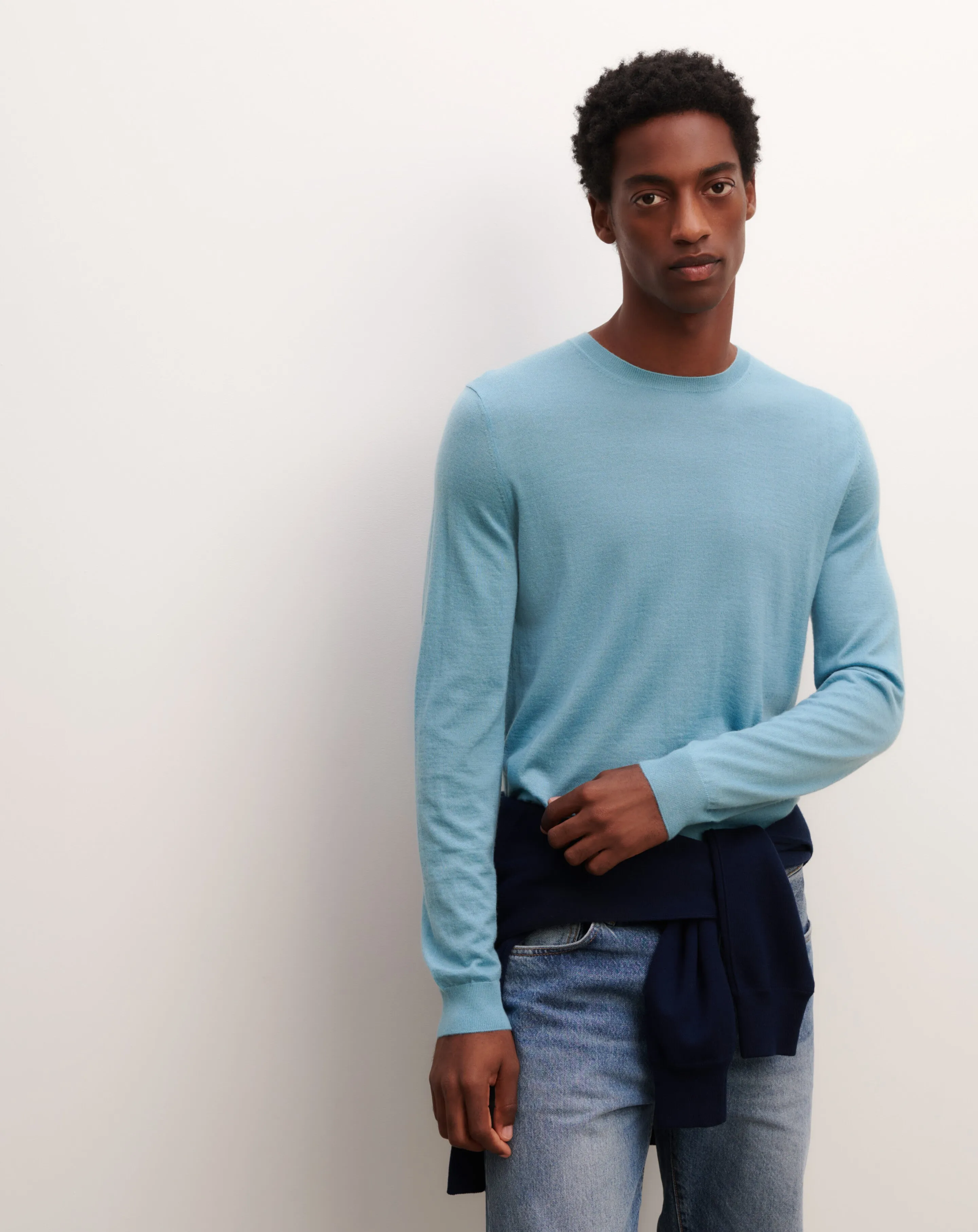 Extrafine round neck pullover Eric Bompard