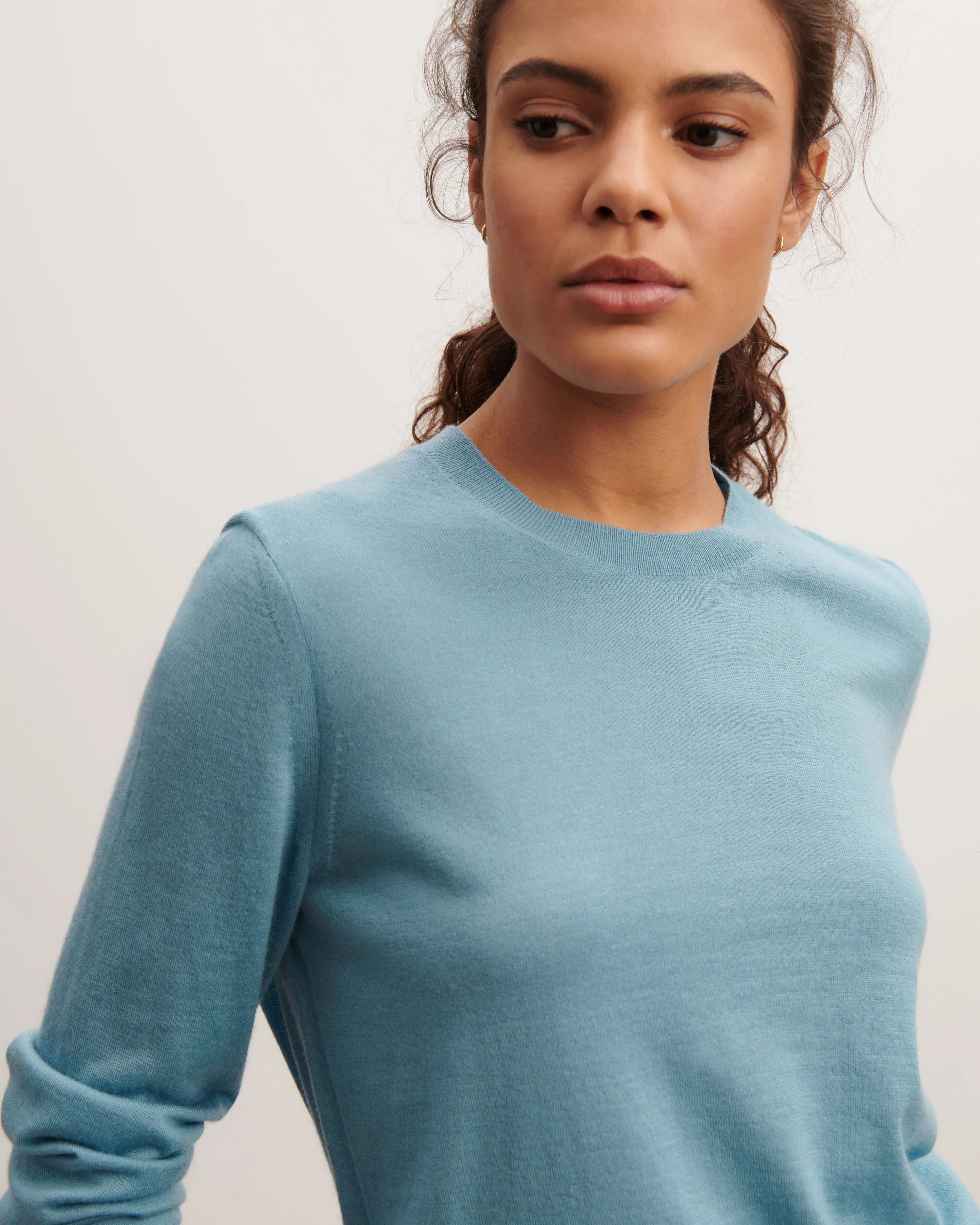 Extrafine round neck pullover Eric Bompard