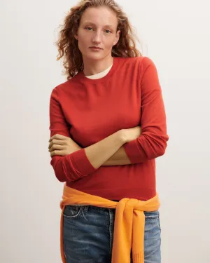 Extrafine round neck pullover Eric Bompard