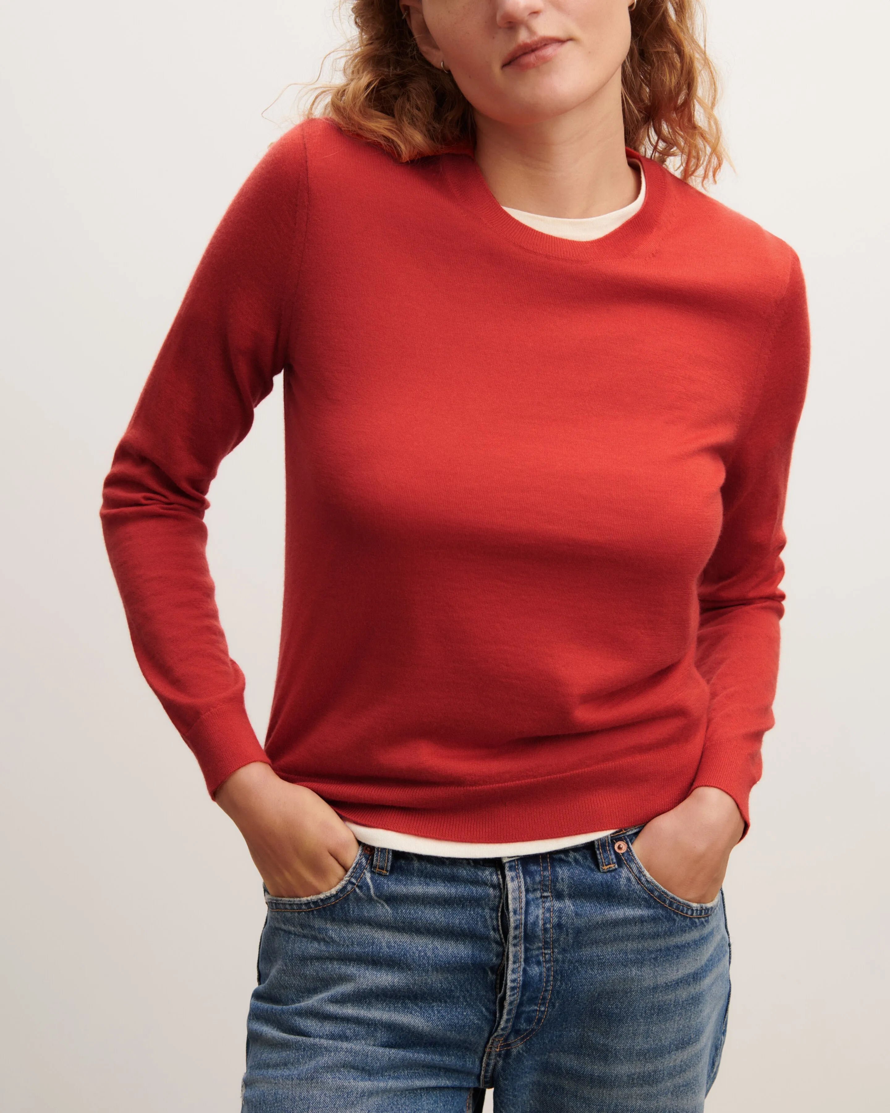 Extrafine round neck pullover Eric Bompard