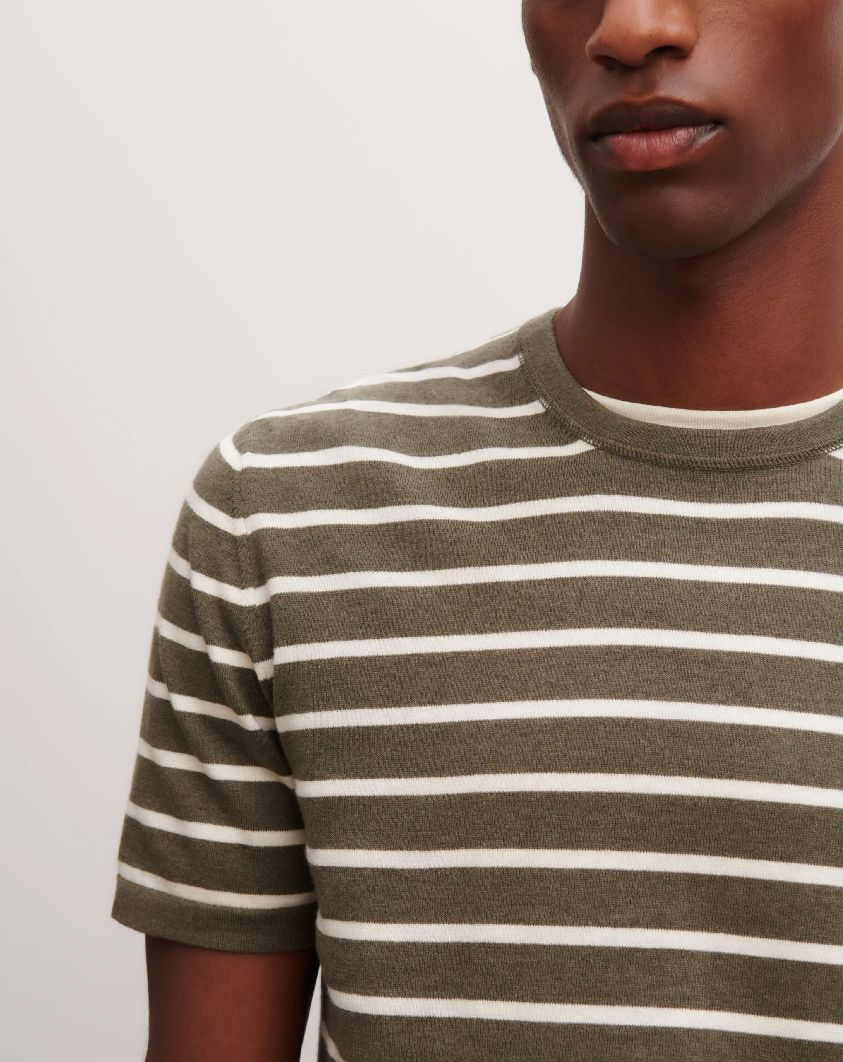 Extrafine striped T-shirt Eric Bompard
