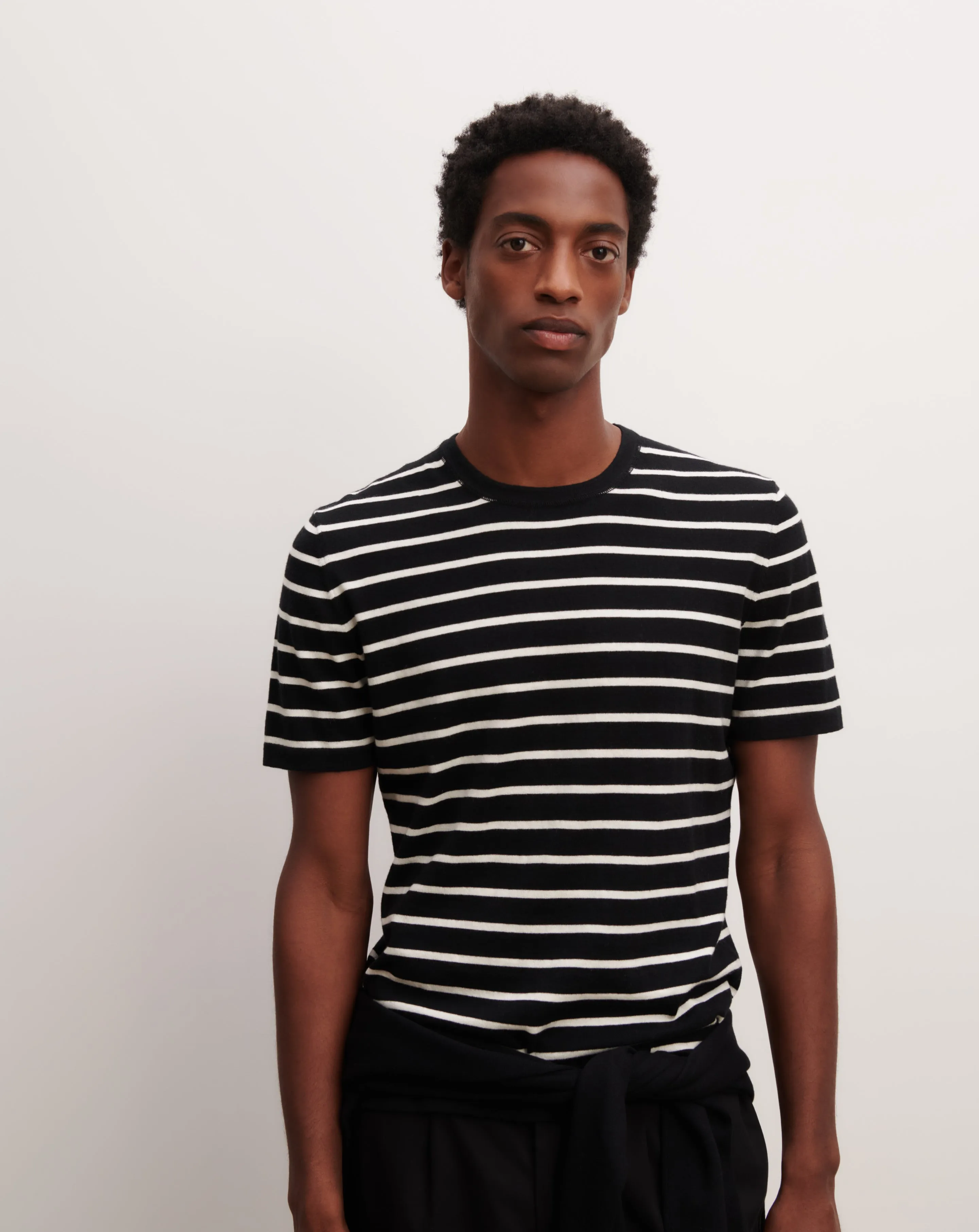 Extrafine striped T-shirt Eric Bompard