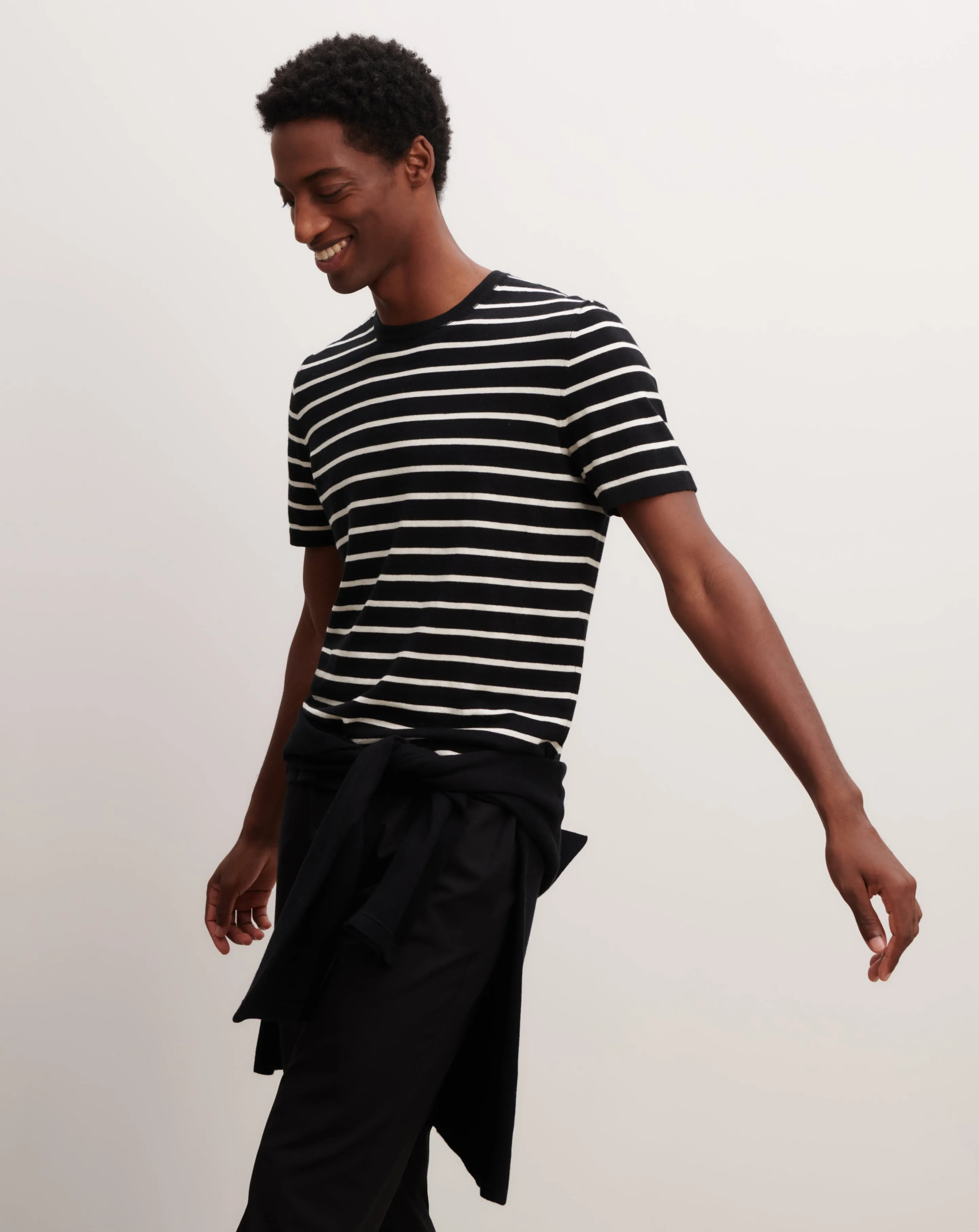 Extrafine striped T-shirt Eric Bompard