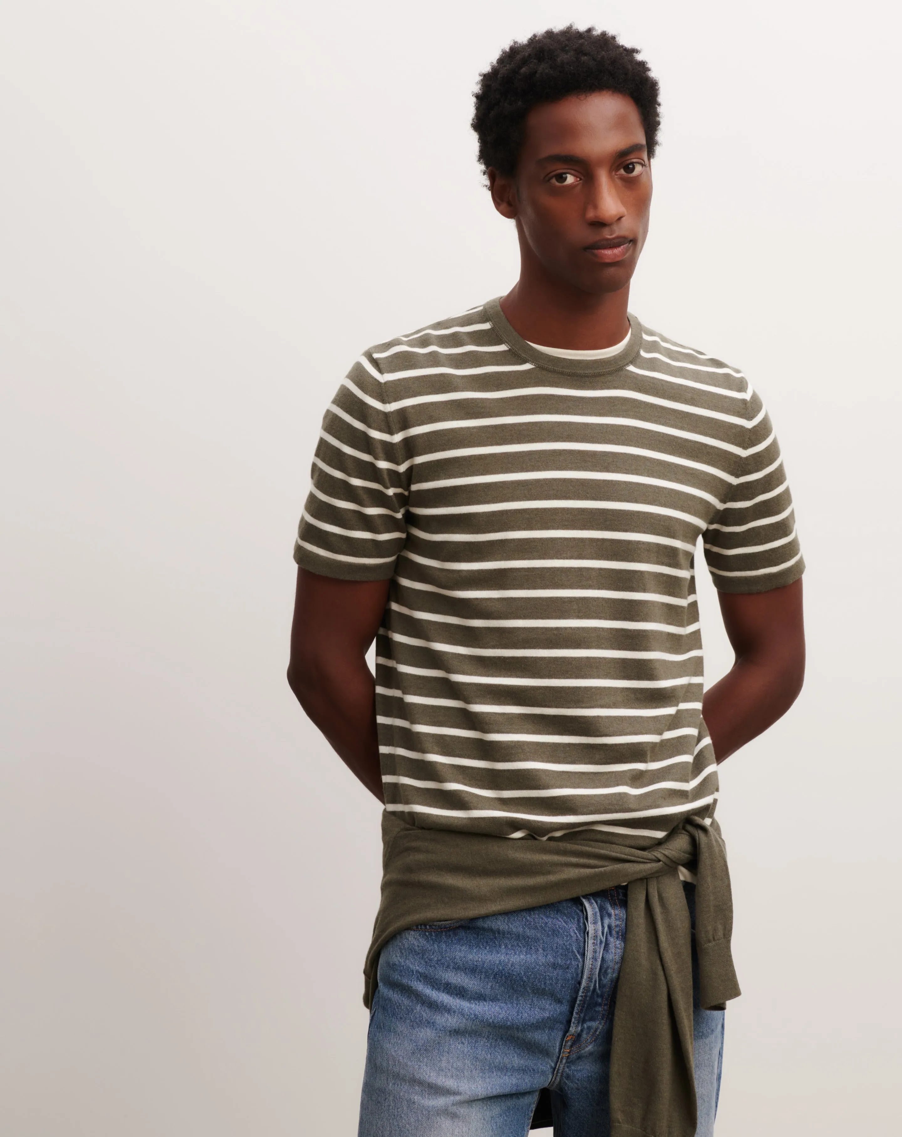 Extrafine striped T-shirt Eric Bompard