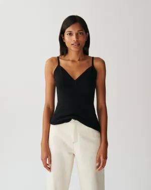Extrafine tank top with thin straps Eric Bompard