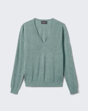 Extrafine V-neck pullover Eric Bompard