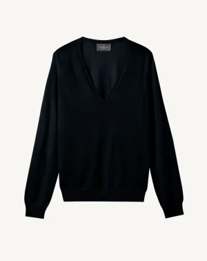 Extrafine V-neck pullover Eric Bompard