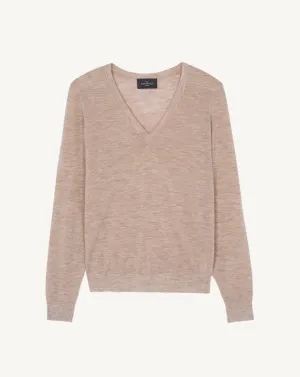 Extrafine V-neck pullover Eric Bompard