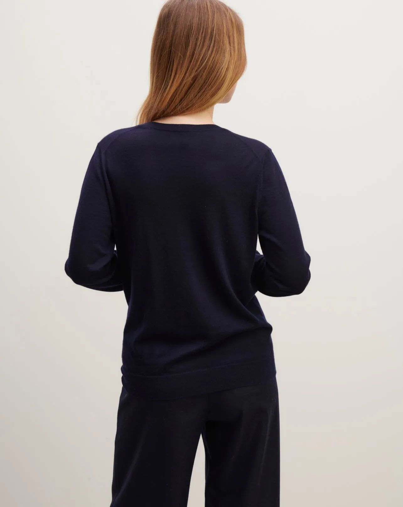 Extrafine V-neck pullover Eric Bompard