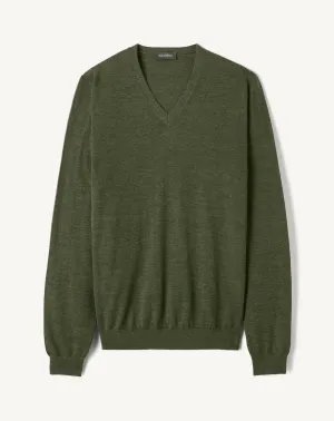 Extrafine V-neck pullover Eric Bompard