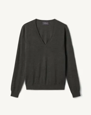 Extrafine V-neck pullover Eric Bompard