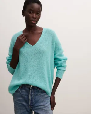 Feather-light knit V-neck Eric Bompard