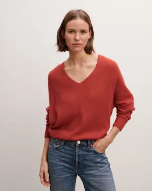 Feather-light knit V-neck Eric Bompard