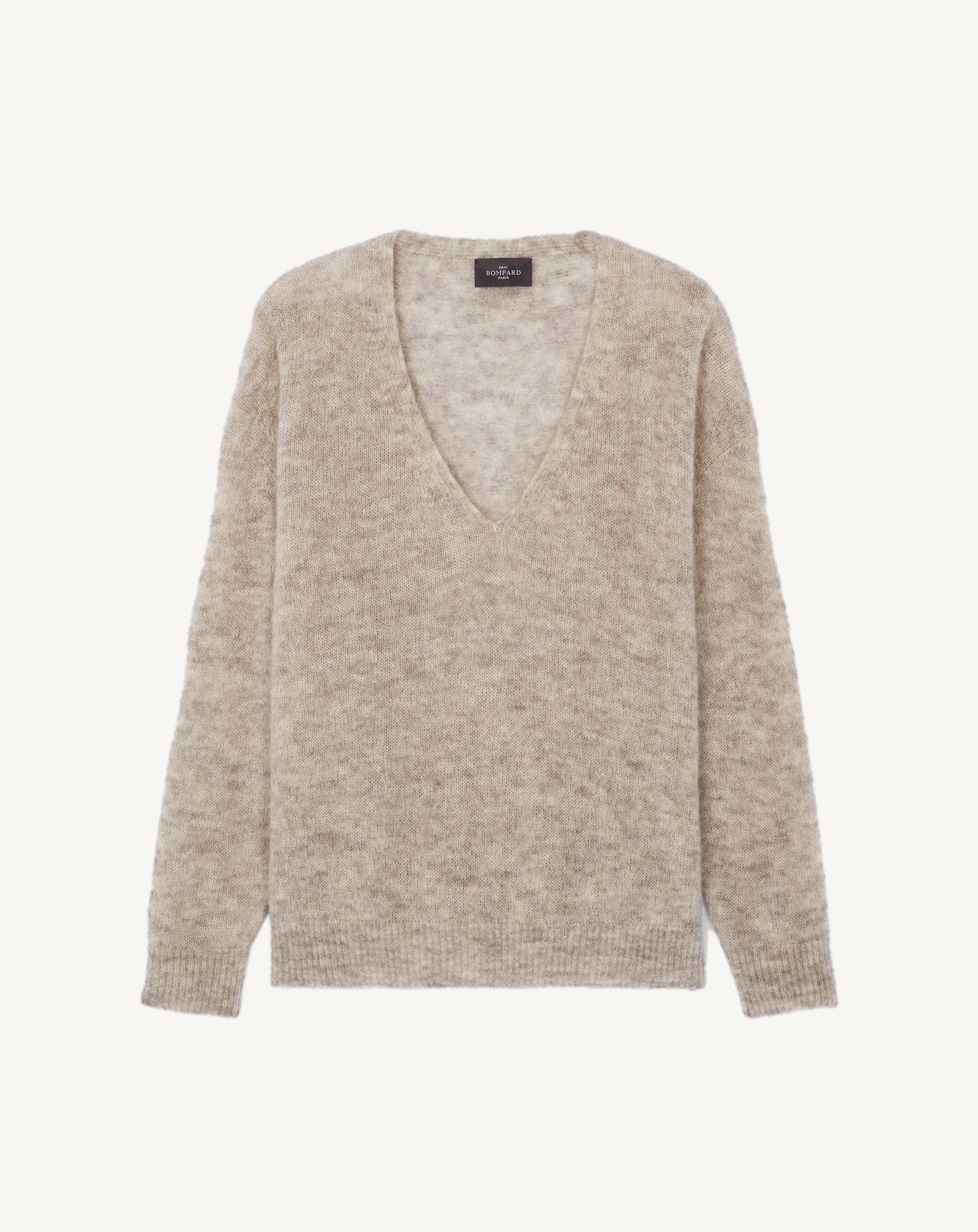 Feather-light knit V-neck Eric Bompard