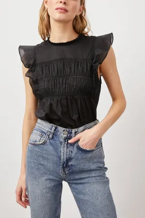 FILOMENA TOP - TRUE BLACK Rails