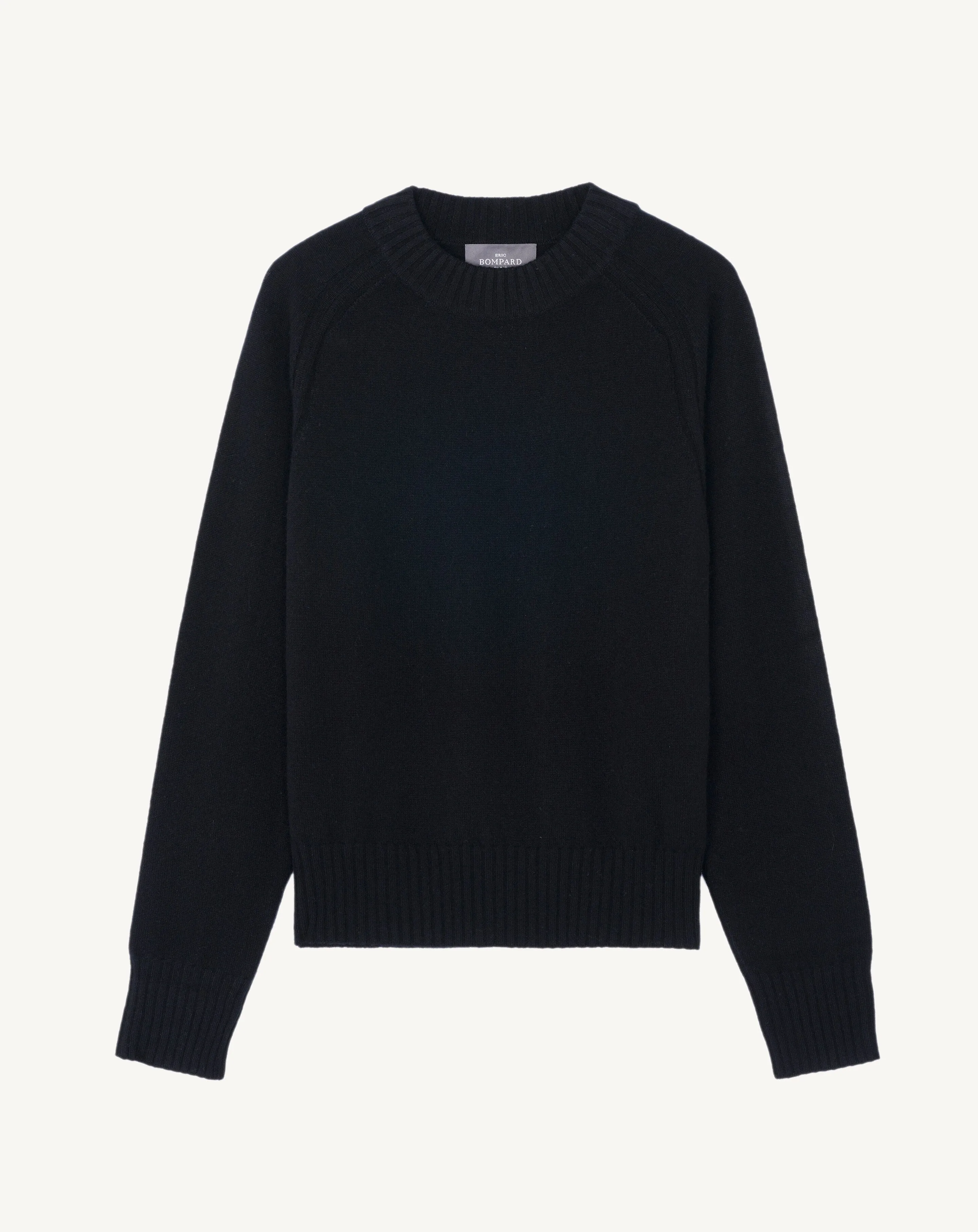Fitted round neck pullover Eric Bompard