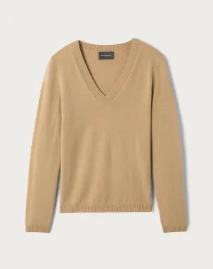Fitted V-neck jumper Eric Bompard