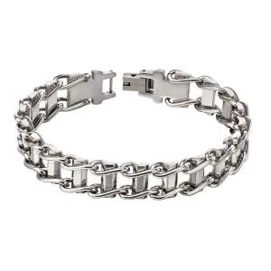 Fred Bennett Stainless Steel Bike Chain Mens Bracelet B5116