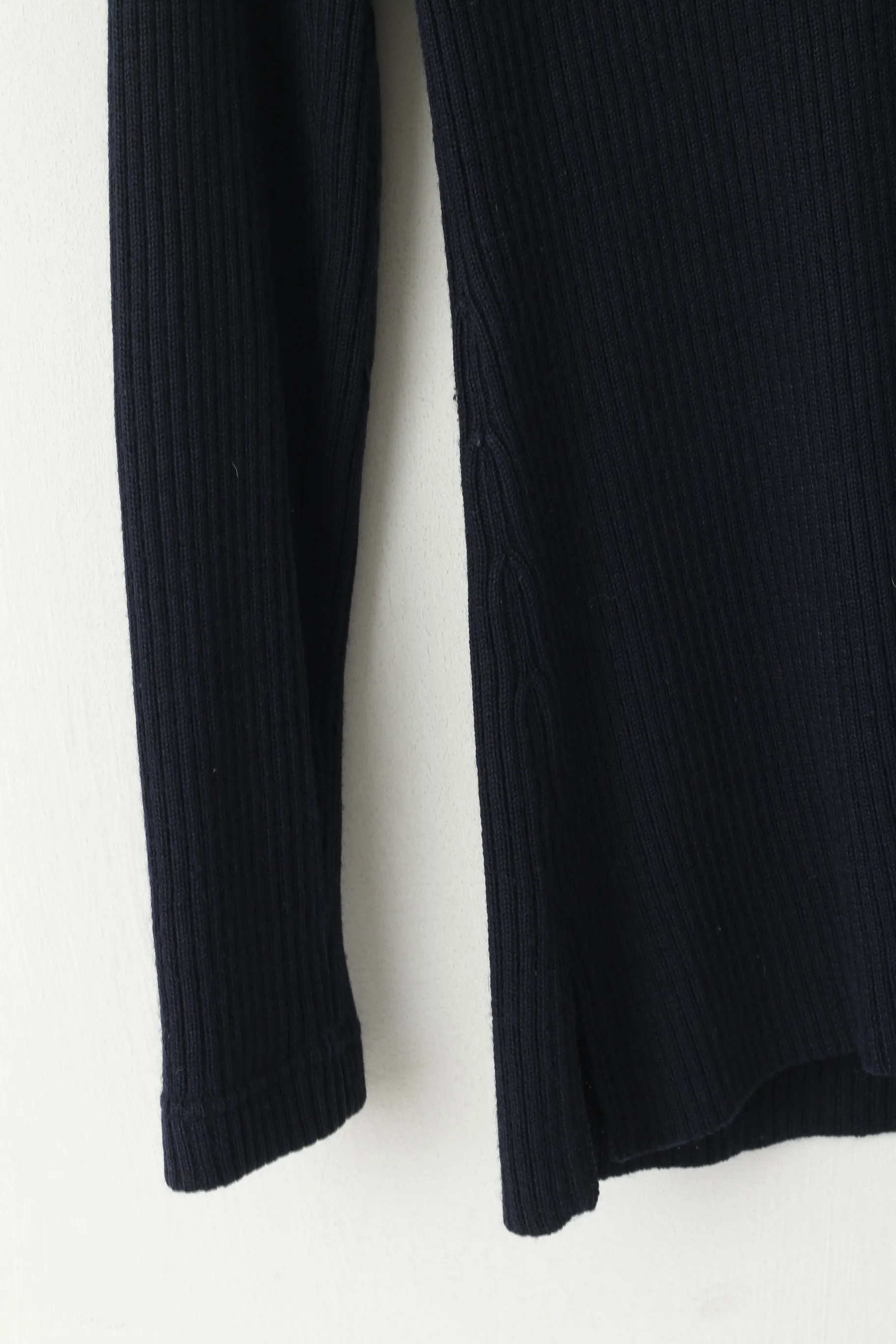 G-Star Men S Jumper Navy Wool Stretch Slim Fit Dyffle Neck Classic Sweater