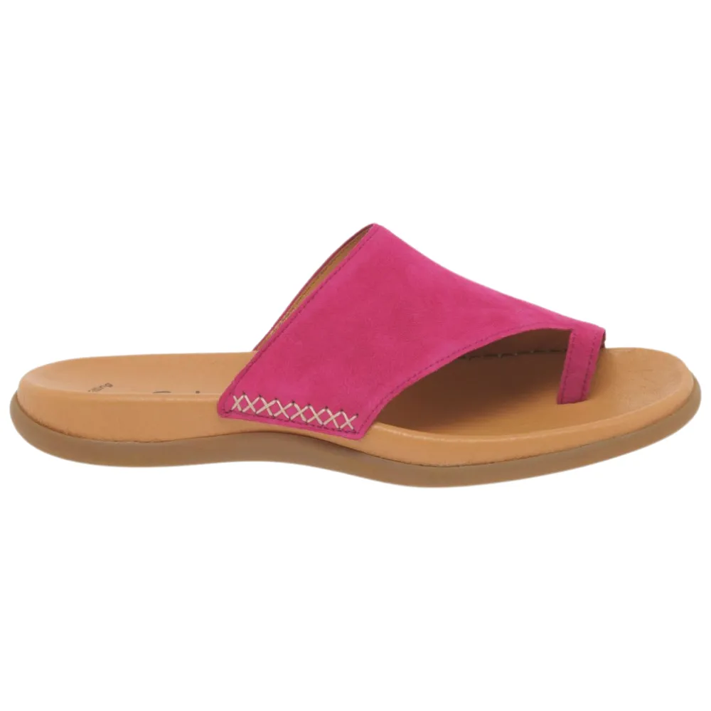 Gabor Lanzarote 63.700-10 Womens Slip On Toe Post Sandal