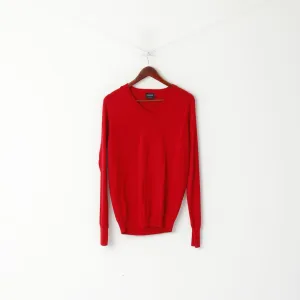 Galvin Green Men S Jumper Red Golf Sport V Neck Soft Thin Stretch Sweater
