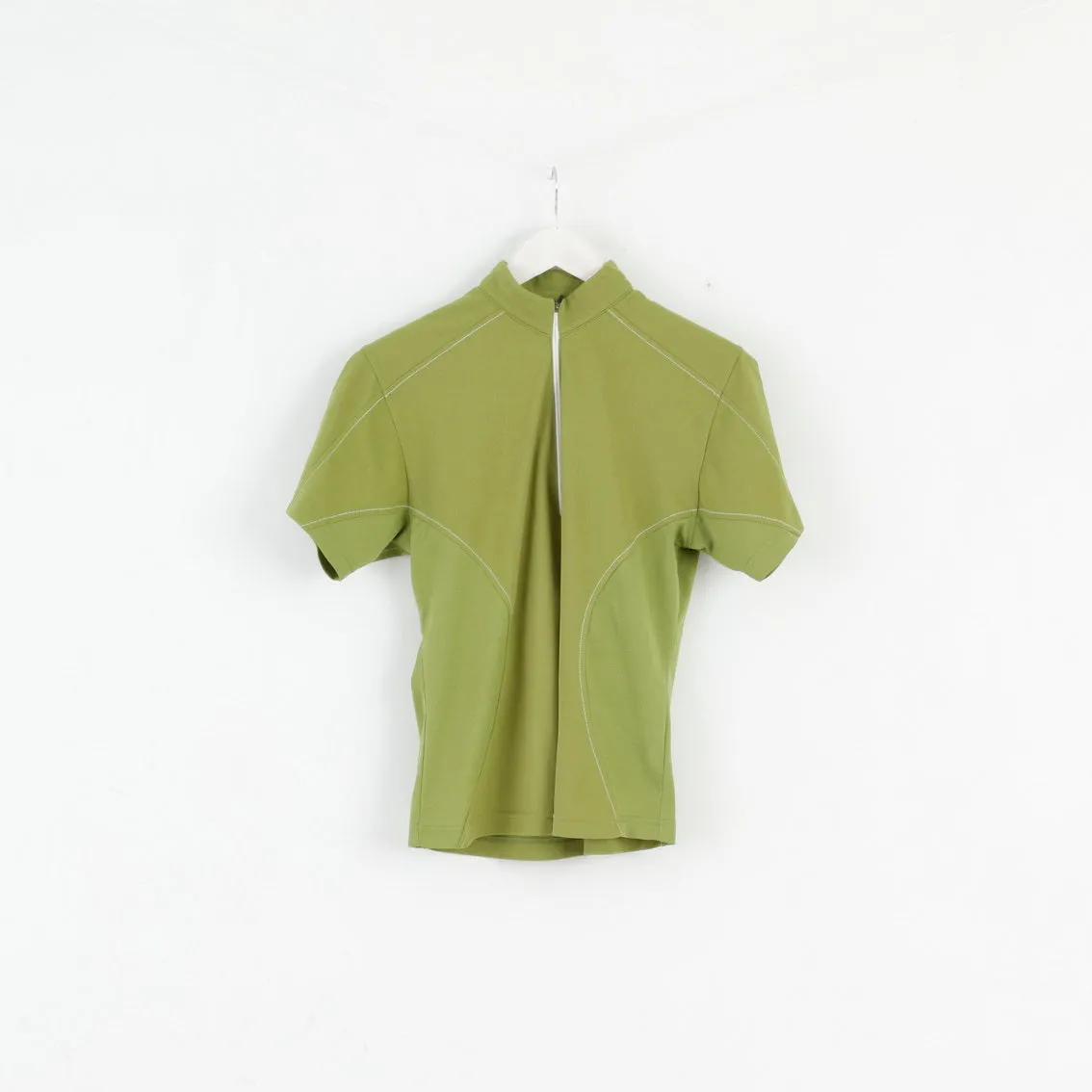 Galvin Green Womens 44 XL Shirt Green Coolmax Zip Neck Active Top