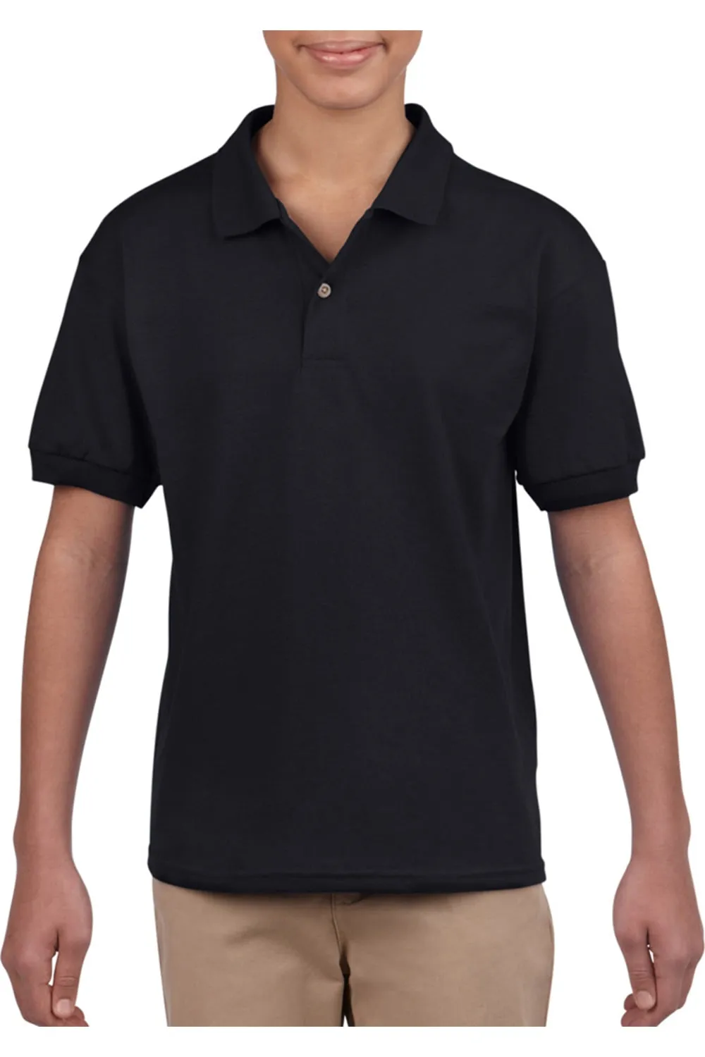 Gildan DryBlend Childrens Unisex Jersey Polo Shirt