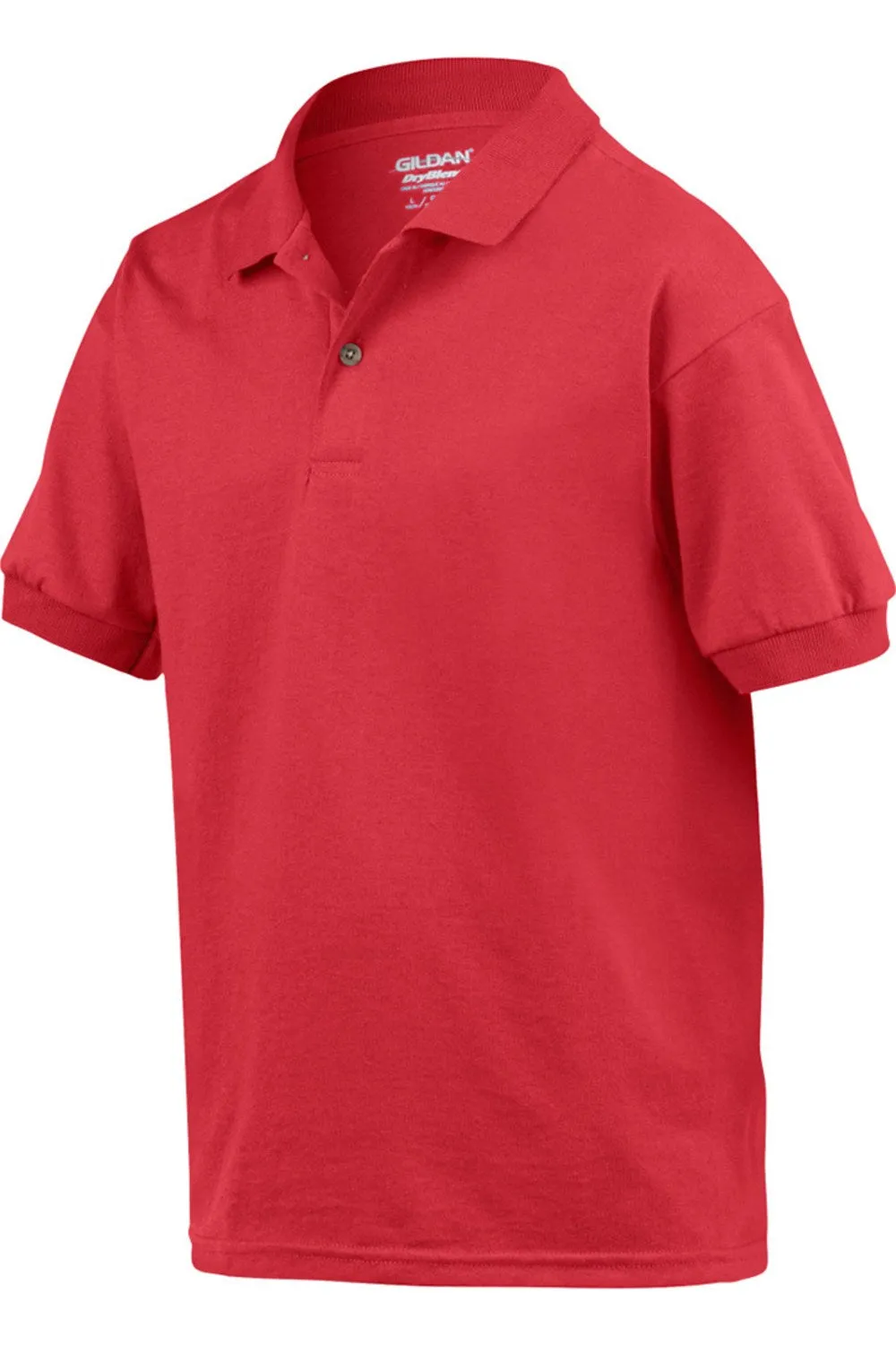 Gildan DryBlend Childrens Unisex Jersey Polo Shirt