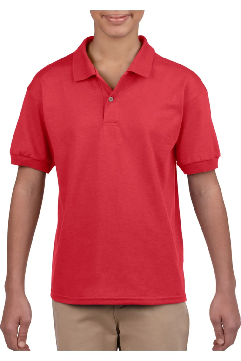 Gildan DryBlend Childrens Unisex Jersey Polo Shirt